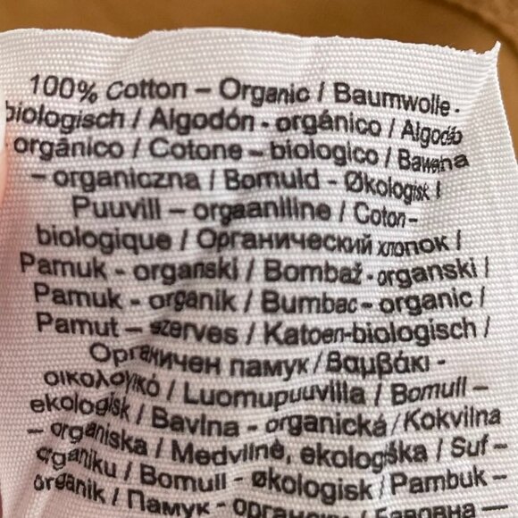 Selected/Homme SLHPARIS SS Organic Cotton Polo Shirt Wood Thrush Gold Sz M NWT - Picture 9 of 10